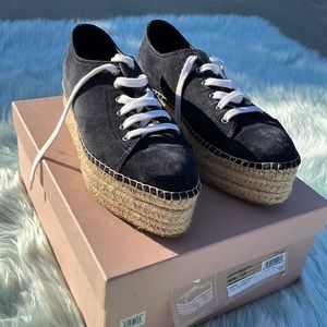 FINAL PRICE!! ⬇️📉 Miu Miu platform espadrille